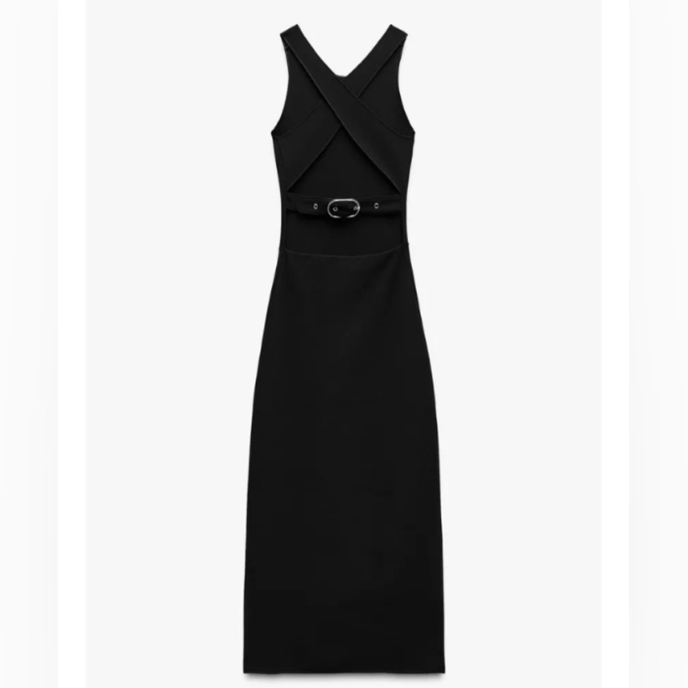 Zara Contouring Buckle Dress - Picture 5 of 6